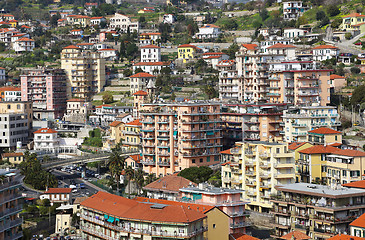 Image showing View of Sanremo (San Remo) on Italian Riviera, Imperia, Liguria,