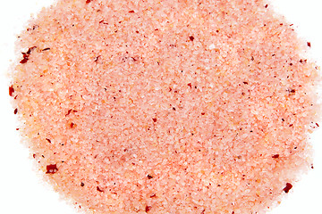 Image showing  Sea Salt Bath with additives on white background