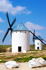 Image showing Windmills Campo de Criptana