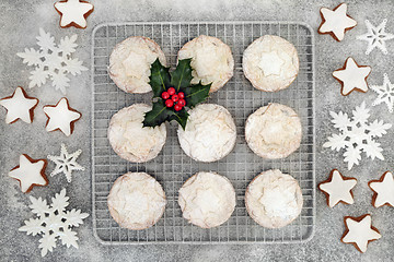 Image showing Mince Pies and Gingerbread Cookies