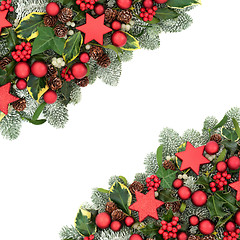 Image showing Christmas Background Border