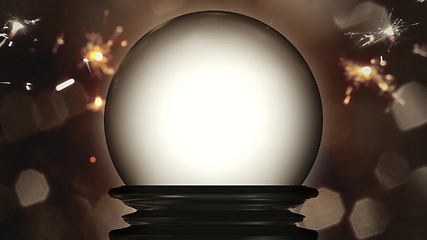 Image showing a crystal ball fortune teller