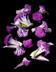 Image showing Fresh Purple Cauliflower