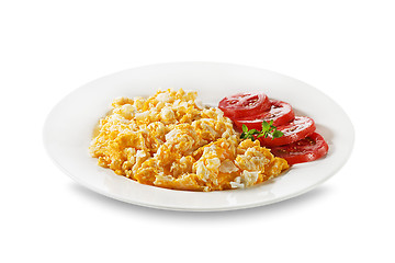 Image showing Scrambled eggs