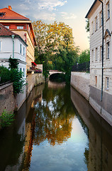 Image showing Channal Certovka in Prague