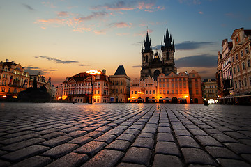 Image showing Old Town Square in Prague