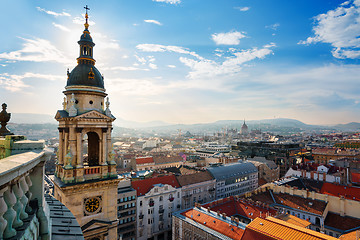 Image showing View from St Istvan basilica