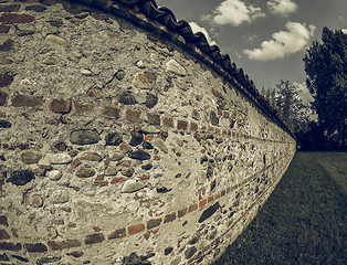 Image showing Vintage looking Old wall