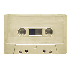 Image showing Vintage looking Tape cassette