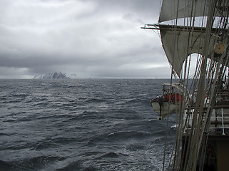 Image showing antarctica sailing