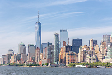 Image showing Panoramic view of Lower Manhattan, New York City, USA