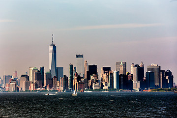 Image showing Panoramic view of Lower Manhattan, New York City, USA