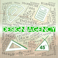 Image showing Design Agency Represents Designing Business And Agent