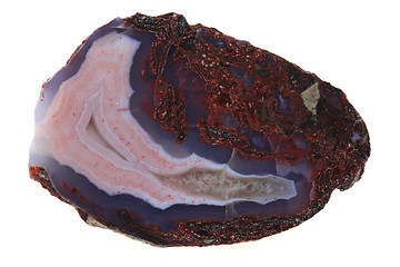 Image showing natural agate isolated