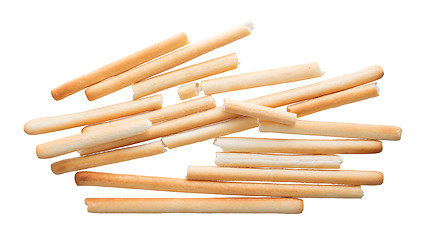 Image showing Bread sticks isolated
