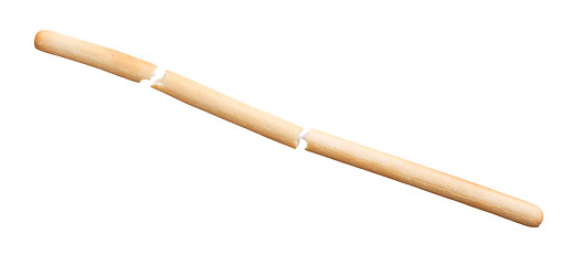 Image showing Bread stick isolated