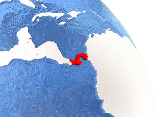 Image showing Panama on elegant globe