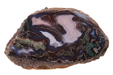 Image showing natural agate isolated