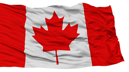 Image showing Isolated Canada Flag