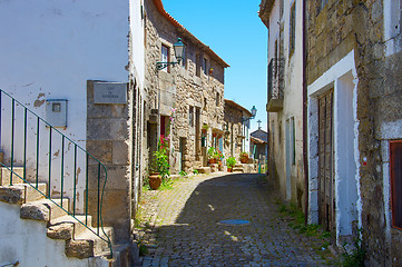 Image showing Traditional Portugal old street. Monsanto