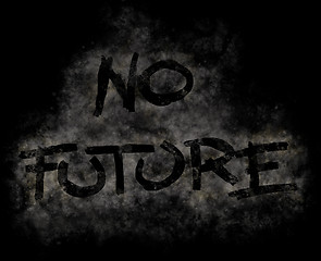 Image showing no future