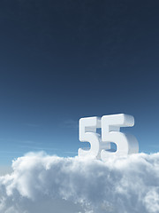 Image showing number in the sky