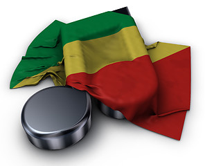 Image showing music note and flag of the congo 
