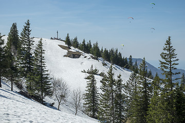 Image showing Landscape image on Kampenwand