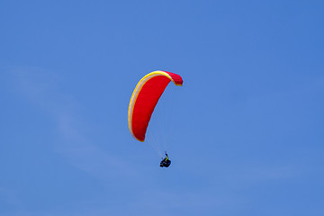 Image showing Paraglider in the sky
