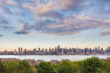 Image showing Boulevard east New York city skyline view.