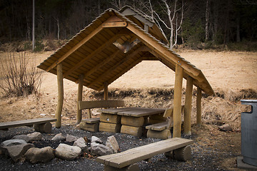 Image showing Wooden Shelter