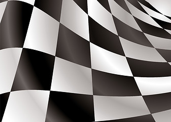 Image showing checkered flag revs