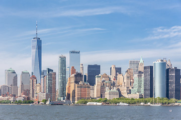 Image showing Panoramic view of Lower Manhattan, New York City, USA