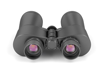 Image showing Binoculars on white background