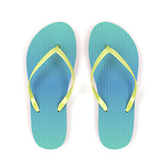Image showing A pair of flip-flops