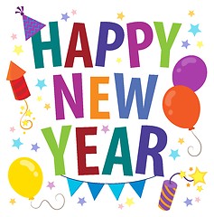 Image showing Happy New Year theme 3