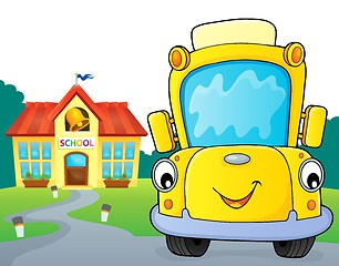 Image showing School bus thematics image 6