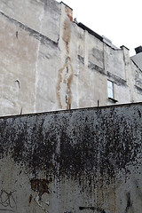 Image showing gray concrete wall