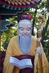 Image showing Detail of the Chinese Temple Kuala Lumpur