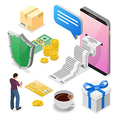 Image showing Internet Shopping and Online Payments Concept