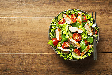 Image showing Salad chicken