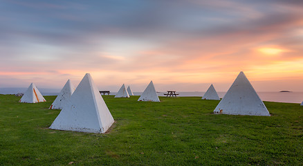 Image showing tank traps at Breakwater Battery