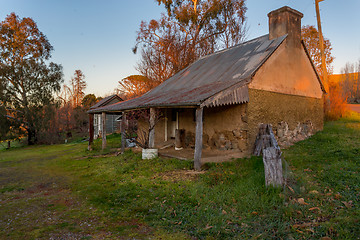 Image showing Rustic old Austalian stone farm building