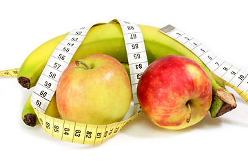 Image showing Apples and Bananas