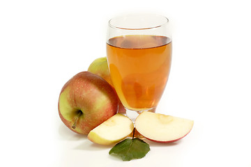 Image showing Fresh apple juice