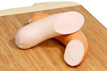 Image showing Fresh sausages