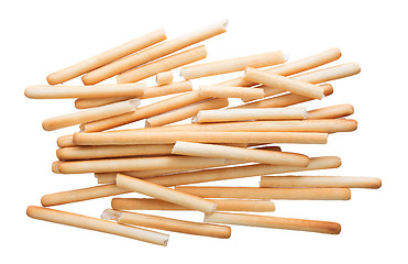 Image showing Bread sticks isolated