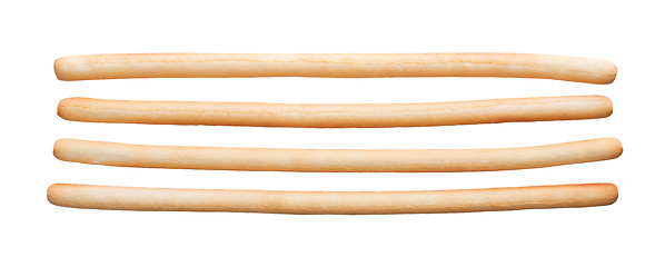 Image showing Bread sticks isolated