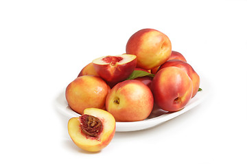 Image showing Ripe nectarines