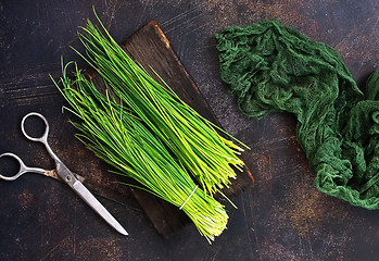 Image showing green onion